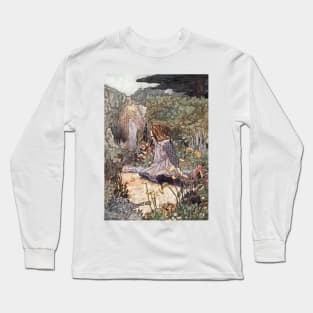 The Haunted Garden by Charles Robinson Long Sleeve T-Shirt